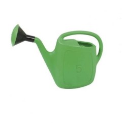 Annaffiatoio in plastica verde con rosa – varie misure – Tomaino