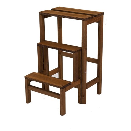 Scaletta ribaltabile 3 gradini in legno Giulietta