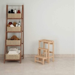 Scaletta ribaltabile 3 gradini in legno Giulietta