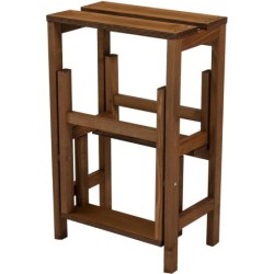 Scaletta ribaltabile 3 gradini in legno Giulietta