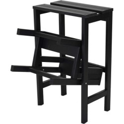 Scaletta ribaltabile 3 gradini in legno Giulietta