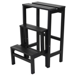 Scaletta ribaltabile 3 gradini in legno Giulietta