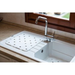 Tappeto lavello cucina in silicone, lavabile antiscivolo – Tomaino