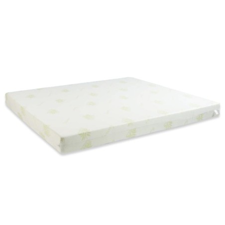 Materasso in poliuretano espanso e memory, antiacaro rivestito Aloe vera ,Bio Foam Espanso, Tomaino