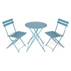 Tavolo e sedie pieghevoli in ferro Urban Set
