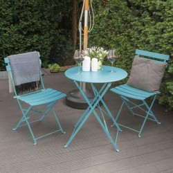 Tavolo e sedie pieghevoli in ferro Urban Set