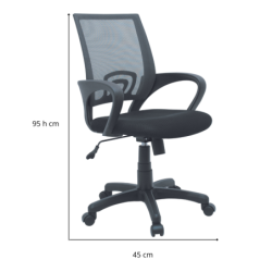 Sedia ufficio ergonomica traspirante