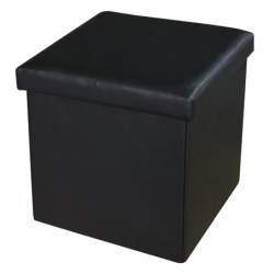 Pouf contenitore quadrato ecopelle