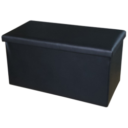 Pouf contenitore rettangolare ecopelle