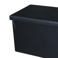 Pouf contenitore rettangolare ecopelle