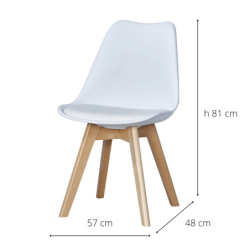 Sedie da cucina moderna elegante Leila