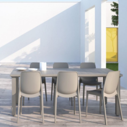 Sedia impilabile per interno ed esterno Ginevra, 6pz