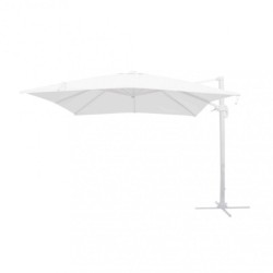 OMBRELLONE CON LED 3 X 3 PITAGORA BIANCO TELO BIANCO