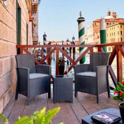 Salotto da Giardino in Plastica Lido Terrace