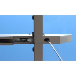 GAZEBO ASTORIA 3 X 4 TORTORA TELO GRIGIO