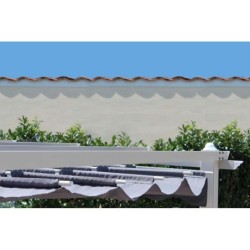 GAZEBO ASTORIA 3 X 4 TORTORA TELO GRIGIO