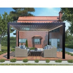PERGOLA BIOCLIMATICA 4 X 4 MOTORIZZATA CON LED