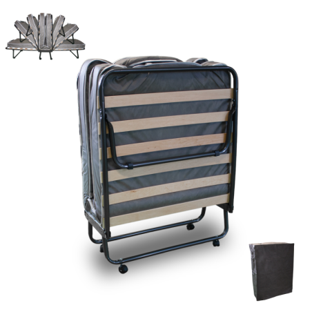 Brandina doghe pieghevole con materasso 80×190 – Letto Ospiti Richiudibile