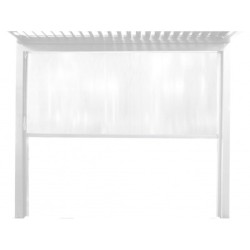 LATERALE PER LATO DA 3 M PERGOLA BIOCLIMATICA PVC