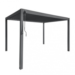 PERGOLA BIOCLIMATICA 3 X 3 CON DOPPIA LAMELLA