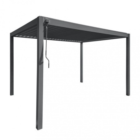 PERGOLA BIOCLIMATICA 3 X 3 CON DOPPIA LAMELLA