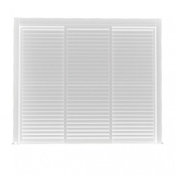 LATERALE SCORREVOLE CON LAMELLE PER LATO DA 3 M PERGOLA BIOCLIMATICA