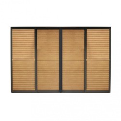 LATERALE SCORREVOLE CON LAMELLE PER LATO DA 4 M PERGOLA BIOCLIMATICA