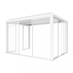 LATERALE SCORREVOLE CON VETRO PER LATO DA 3 M PERGOLA BIOCLIMATICA