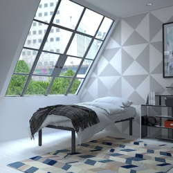 Rete letto singolo 80×190 ortopedico materasso