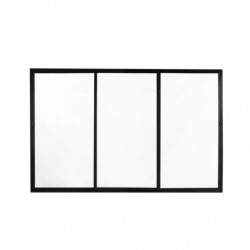 LATERALE SCORREVOLE CON VETRO PER LATO DA 4 M PERGOLA BIOCLIMATICA