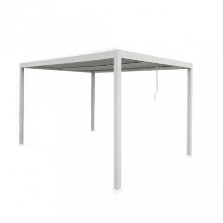 Pergola Bioclimatica 3×3 Elle per esterno in alluminio con lamelle