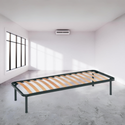 Rete letto singolo 80×190 ortopedico materasso