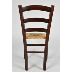 Sedia cucina in legno e paglia Venezia