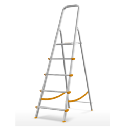 SCALA IN ALLUMINIO 3 4 5 6 7 8 GRADINI SCALETTA LEGGERA PIEGHEVOLE DOMESTICA
