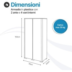 Armadietto Portascope per Esterno Simplex