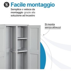 Armadietto Portascope per Esterno Simplex