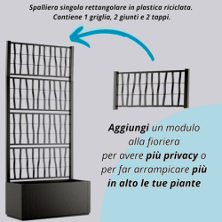 Prolunga per fioriera in plastica Ethica