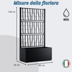 Prolunga per fioriera in plastica Ethica