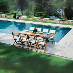 Tavolo da giardino allungabile in legno acacia – Donoratico RTL07