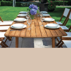 Tavolo da giardino allungabile in legno acacia – Donoratico RTL07