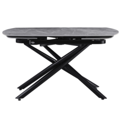 Tavolo da pranzo allungabile Ryder 140/200x90x76h cm con piano in ceramica