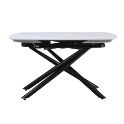 Tavolo da pranzo allungabile Ryder 140/200x90x76h cm con piano in ceramica