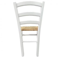 Sedia cucina in legno e paglia Venezia