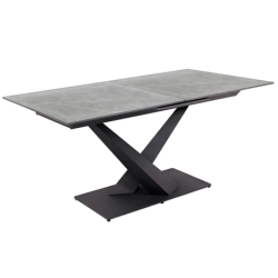 Tavolo da pranzo allungabile Oliver piano ceramica effetto marmo