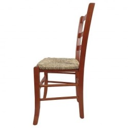 Sedia cucina in legno e paglia Venezia