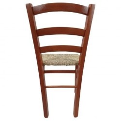 Sedia cucina in legno e paglia Venezia