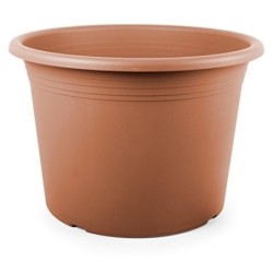 Vaso piante Rotondo in plastica terracotta