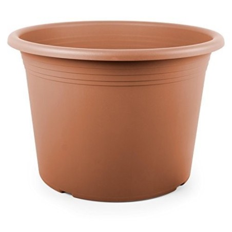 Vaso piante Rotondo in plastica terracotta