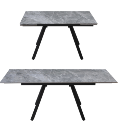 Tavolo da cucina allungabile Cooper top ceramica 120/180x80x76cm