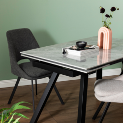 Tavolo da cucina allungabile Cooper top ceramica 120/180x80x76cm